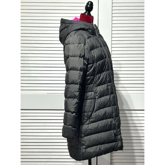 The North Face Women's Charcoal Gray Jenae 550 Down Puff Parka Coat Size M 3041 - Picture 3 of 13